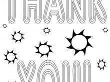 87 Creative Thank You Card Template Colouring For Free with Thank You Card Template Colouring