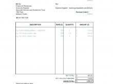 Music Artist Invoice Template