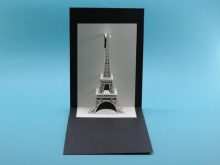 87 Customize Our Free Pop Up Card Eiffel Tower Template in Word for Pop Up Card Eiffel Tower Template