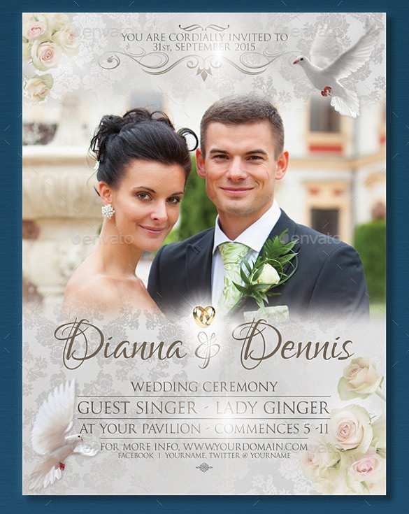 87 Customize Our Free Wedding Flyer Template Psd File By Wedding Flyer Template Cards Design Templates