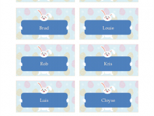 87 Easter Party Place Cards Template Word Layouts by Easter Party Place Cards Template Word