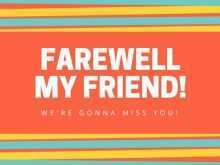87 Free Farewell Card Templates Resume in Word with Farewell Card Templates Resume