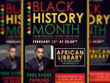 87 Free Printable Black History Month Flyer Template in Photoshop for Black History Month Flyer Template