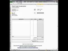 Contractor Weekly Invoice Template
