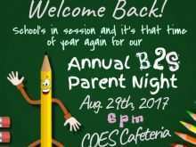 87 Free Printable Parent Night Flyer Template Formating with Parent Night Flyer Template