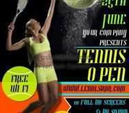 87 Free Tennis Flyer Template Maker with Tennis Flyer Template