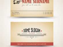 87 Free Vintage Name Card Template Photo with Vintage Name Card Template