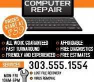 87 Online Computer Repair Flyer Template Word Maker for Computer Repair Flyer Template Word