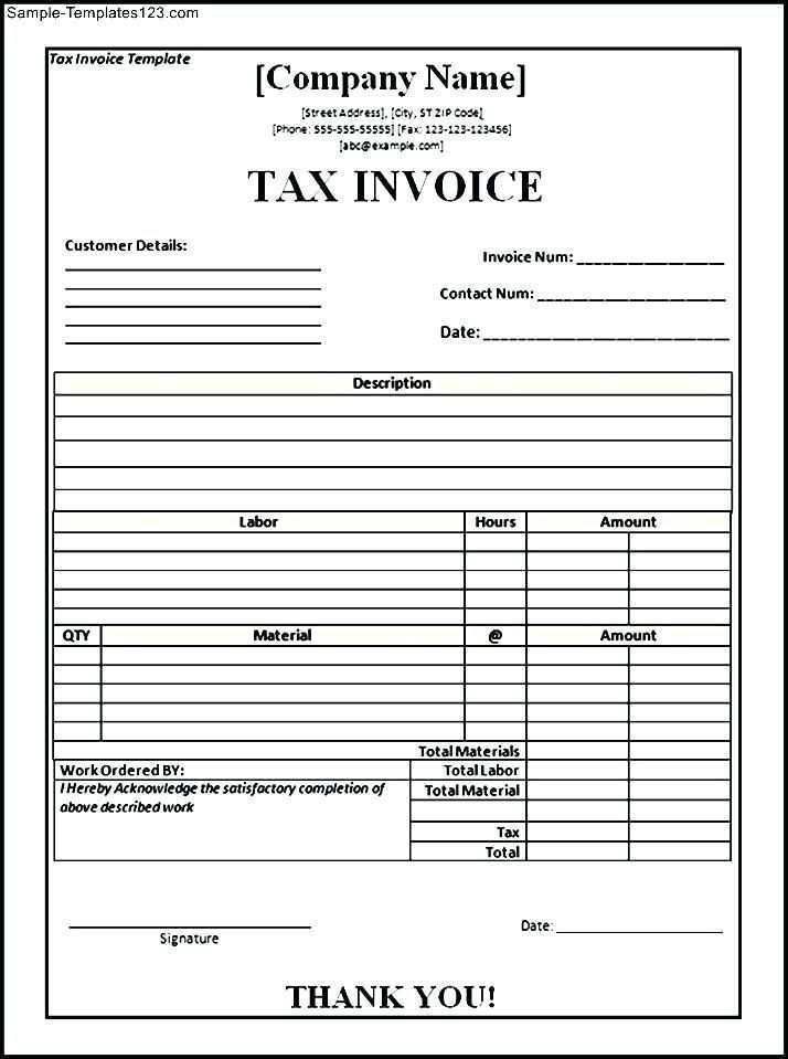 87 Online Tax Invoice Template Australia Word Templates for Tax Invoice ...