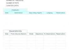 87 Online Travel Itinerary Template Excel 2010 Layouts for Travel Itinerary Template Excel 2010