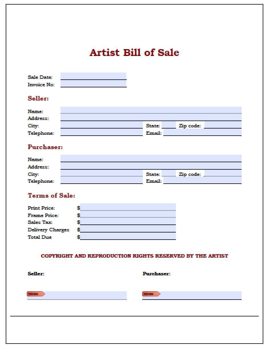87 Printable Artist Invoice Format in Word with Artist Invoice Format