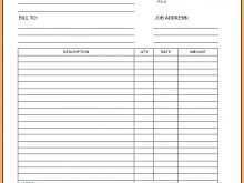 Blank Invoice Template To Print