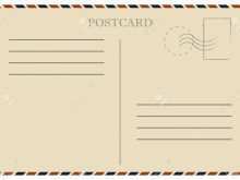 87 Report Postcard Template With Stamp Formating by Postcard Template With Stamp