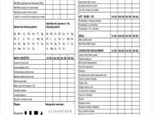 87 Standard Pre K Report Card Template for Ms Word for Pre K Report Card Template