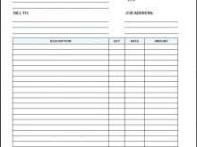 87 Template For Job Invoice Formating by Template For Job Invoice
