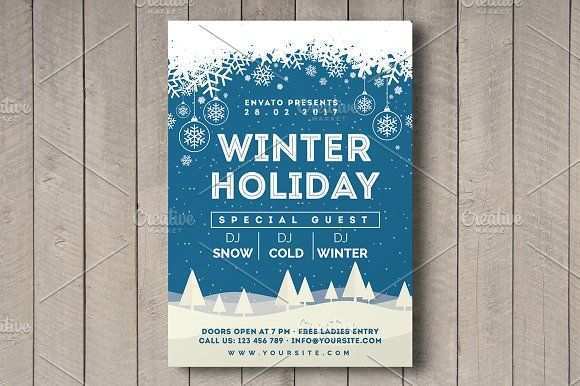 87 Visiting Free Winter Flyer Templates Templates by Free Winter Flyer Templates