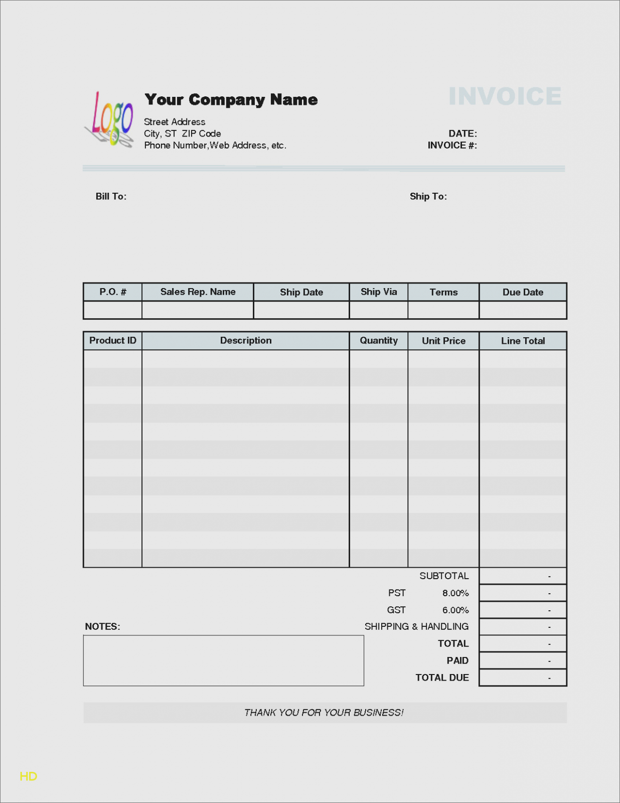 Musician Invoice Template Word Cards Design Templates