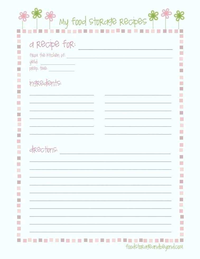 88 Adding Recipe Card Template For Word 2010 Download by Recipe Card Template For Word 2010