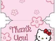 88 Best Thank You Card Template Hello Kitty Formating by Thank You Card Template Hello Kitty