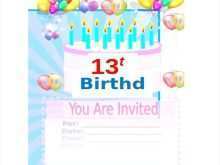 Birthday Card Template Quarter Fold