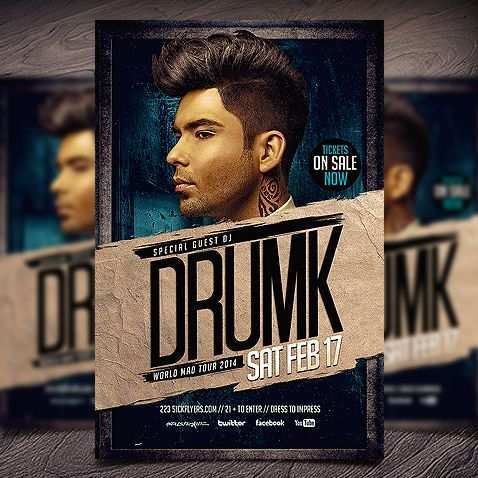 88 Blank Club Flyer Template Free in Photoshop by Club Flyer Template Free