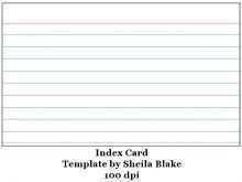 88 Blank Index Card 3X5 Template Microsoft Word for Ms Word by Index Card 3X5 Template Microsoft Word