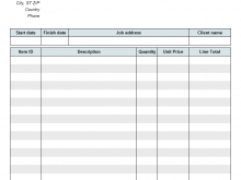 88 Create Job Invoice Format For Free for Job Invoice Format