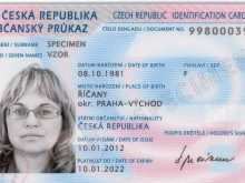 German Id Card Template