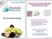 88 Creating Ironing Service Flyer Template in Photoshop for Ironing Service Flyer Template