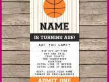 88 Creative Birthday Card Template Basketball Formating with Birthday Card Template Basketball