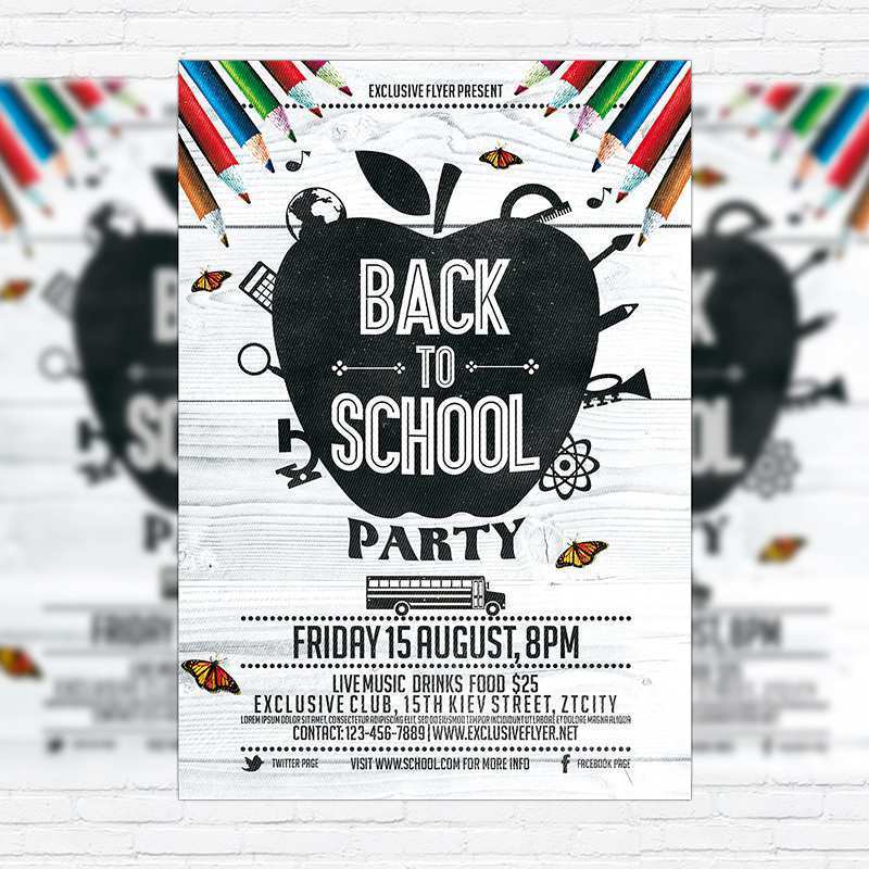 88 Customize Back To School Night Flyer Template Photo with Back To School Night Flyer Template