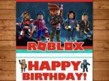 88 Customize Our Free Roblox Birthday Card Template in Word for Roblox Birthday Card Template