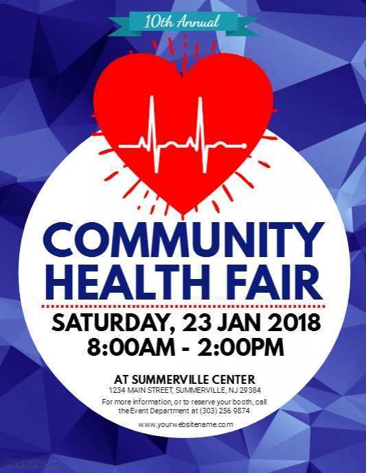 88 Format Health Fair Flyer Template in Word for Health Fair Flyer Template
