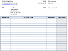 88 Format Job Work Invoice Format In Excel Formating for Job Work Invoice Format In Excel