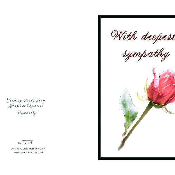 88 Format Sympathy Card Template Printable in Photoshop by Sympathy ...