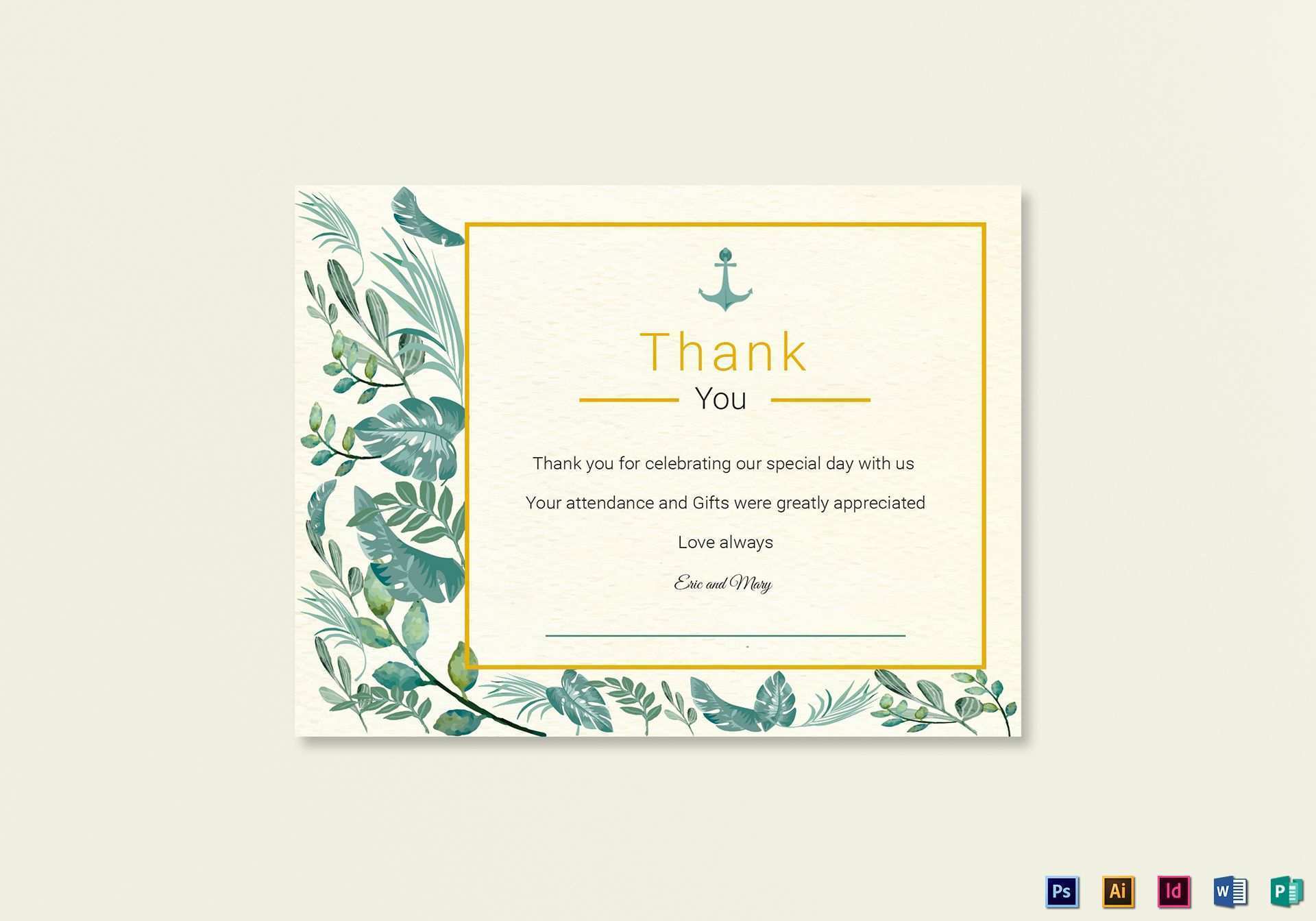 88 Format Thank You Card Template Publisher in Photoshop for Thank You Card Template Publisher