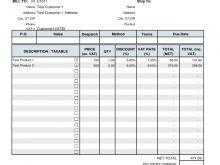 88 Free Blank Tax Invoice Format In Excel in Photoshop for Blank Tax Invoice Format In Excel
