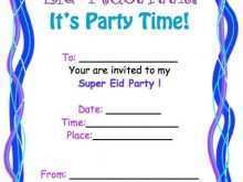 88 Free Eid Invitation Card Templates Formating with Eid Invitation Card Templates