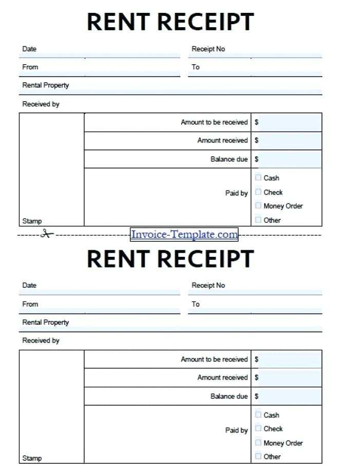 Rent Invoice Template Free from legaldbol.com