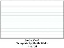 88 Free Note Card Template For Word Templates by Note Card Template For Word