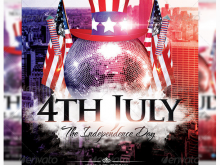 4Th Of July Party Flyer Templates