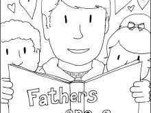 88 Free Printable Fathers Day Card Colouring Template With Stunning Design for Fathers Day Card Colouring Template