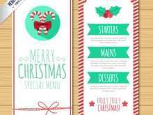 88 Free Printable Menu Card Template Christmas Layouts by Menu Card Template Christmas