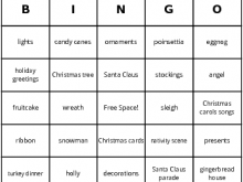 88 How To Create Christmas Bingo Card Template in Photoshop for Christmas Bingo Card Template