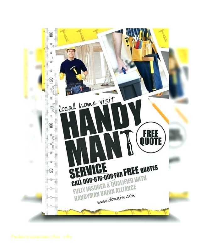 88 How To Create Free Handyman Flyer Templates With Stunning Design for Free Handyman Flyer Templates