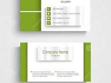 88 How To Create Name Card Template Green PSD File for Name Card Template Green