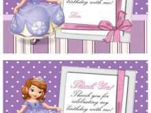 88 How To Create Sofia The First Thank You Card Template Layouts by Sofia The First Thank You Card Template
