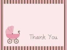 88 How To Create Thank You Card Template Word Baby Shower Formating for Thank You Card Template Word Baby Shower