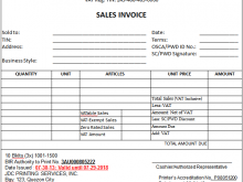88 How To Create Vat Registered Invoice Template Templates with Vat Registered Invoice Template