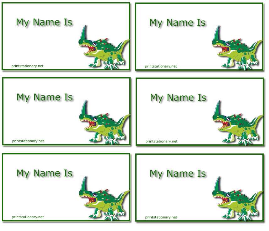 88 Online Child Name Card Template With Stunning Design for Child Name Card Template